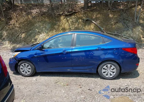 2017 Hyundai Accent Se/Value Edition z USA, uszkodzony, nr VIN KMHCT4AEXH4309593
